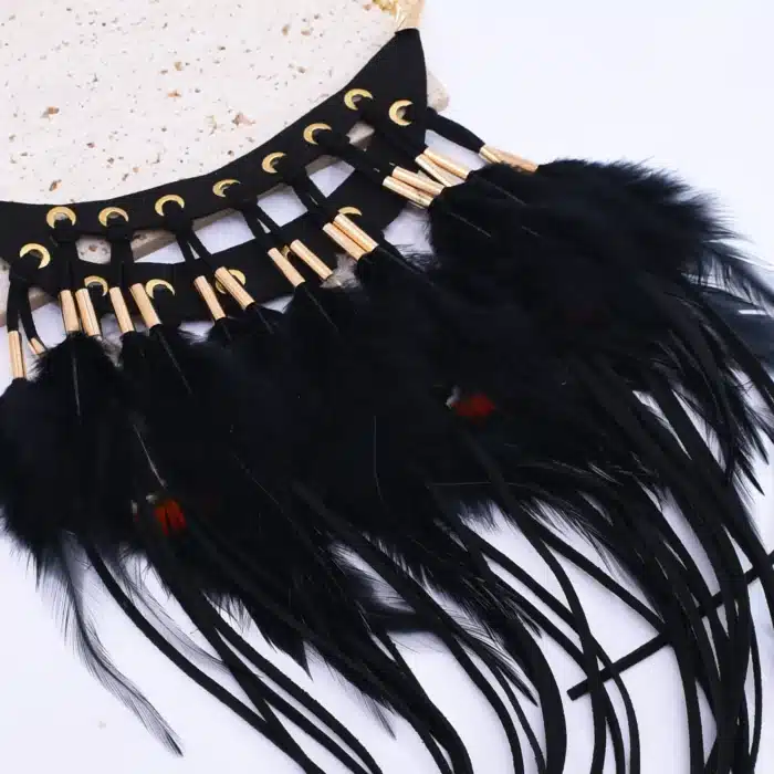 collier plume indien 11