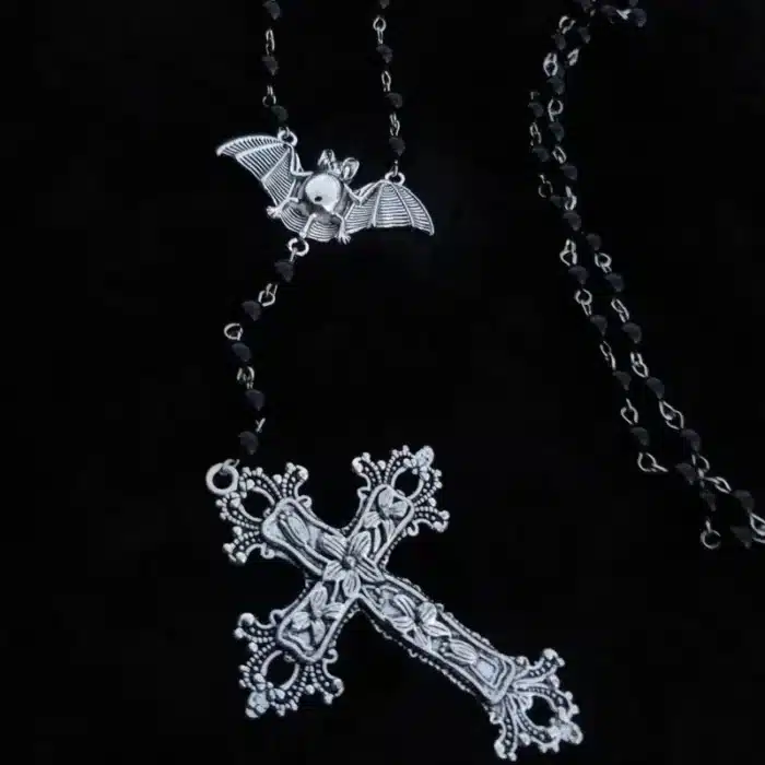 collier rosaire gothique 5