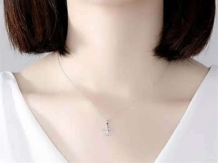 collier pendentif avion 7