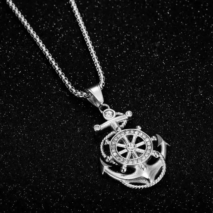 collier ancre de bateau​ 3