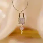 collier clé cadenas​ 4