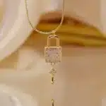 collier clé cadenas​ 3
