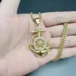 collier ancre de bateau​ 16