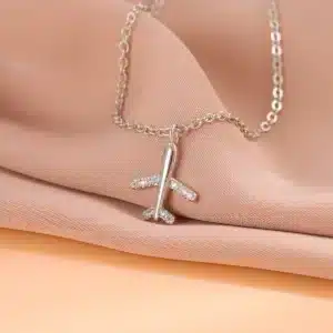 collier pendentif avion 3