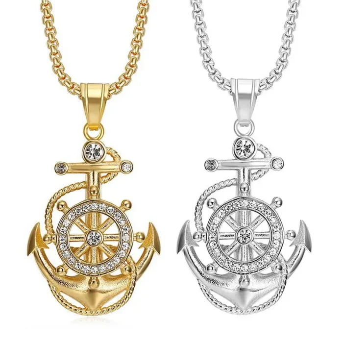 collier ancre de bateau​ 10
