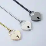collier cadenas coeur​ 5