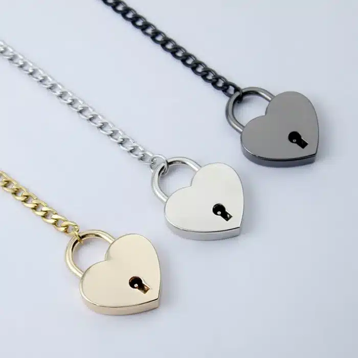 collier cadenas coeur​ 5