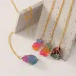 collier pierre multicolore​ 9
