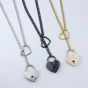 collier cadenas coeur 1