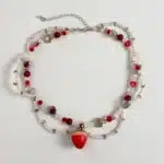 collier fantaisie fraise 6