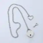 collier cadenas coeur​ 6