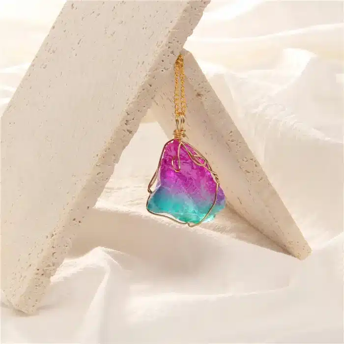 collier pierre multicolore 10