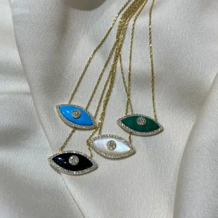 collier avec oeil grec 4