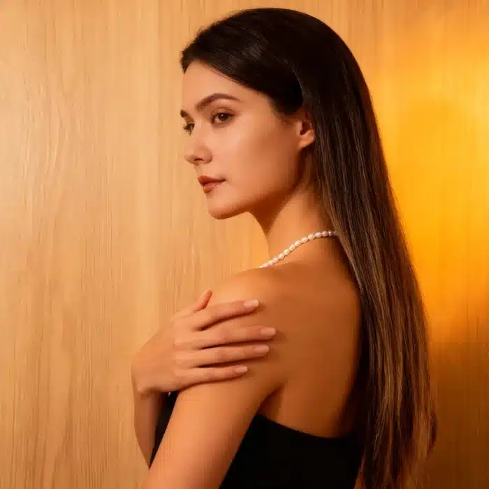 collier grain de riz​ 8
