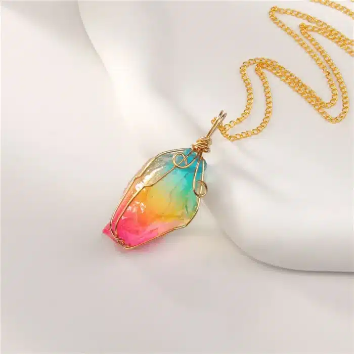 collier pierre multicolore 12