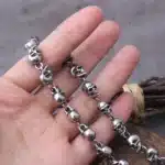 collier homme plusieurs cranes 2