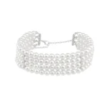 collier perle 3 rangs fantaisie​ 3