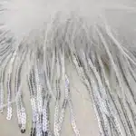 collier ras de cou plume​ 6