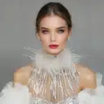 collier ras de cou plume​ 3