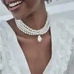 collier perle 3 rangs fantaisie​ 1