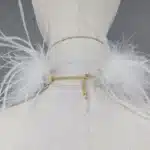 collier ras de cou plume​ 5